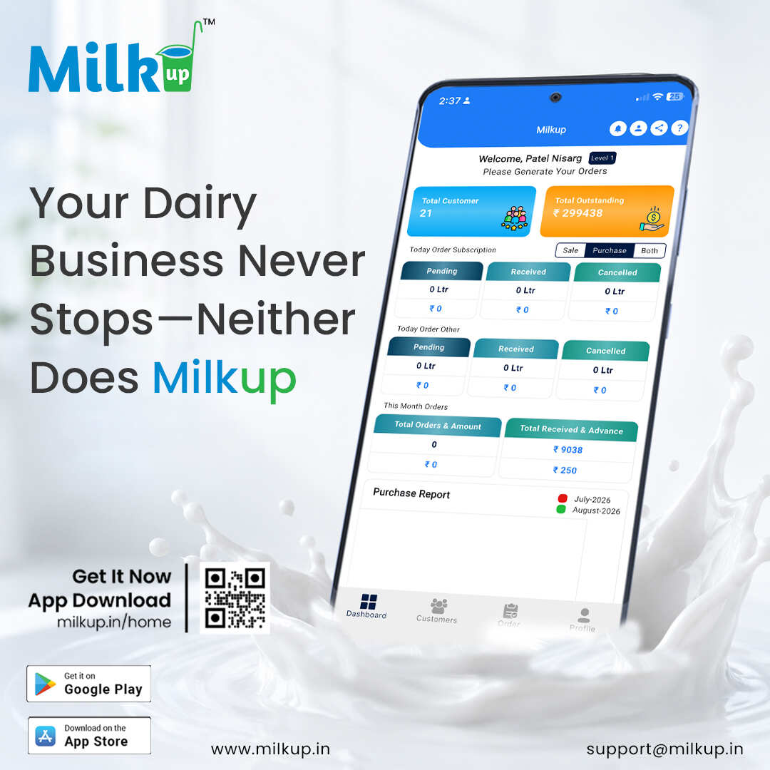 Your Dairy Business Never Stops—Neither Does MilkUp