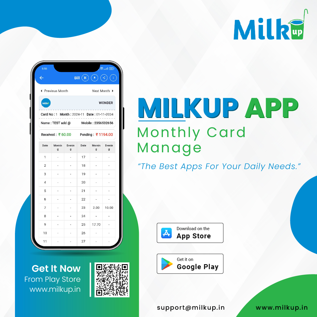 Easily Manage Monthly Cards with the MilkUp App!