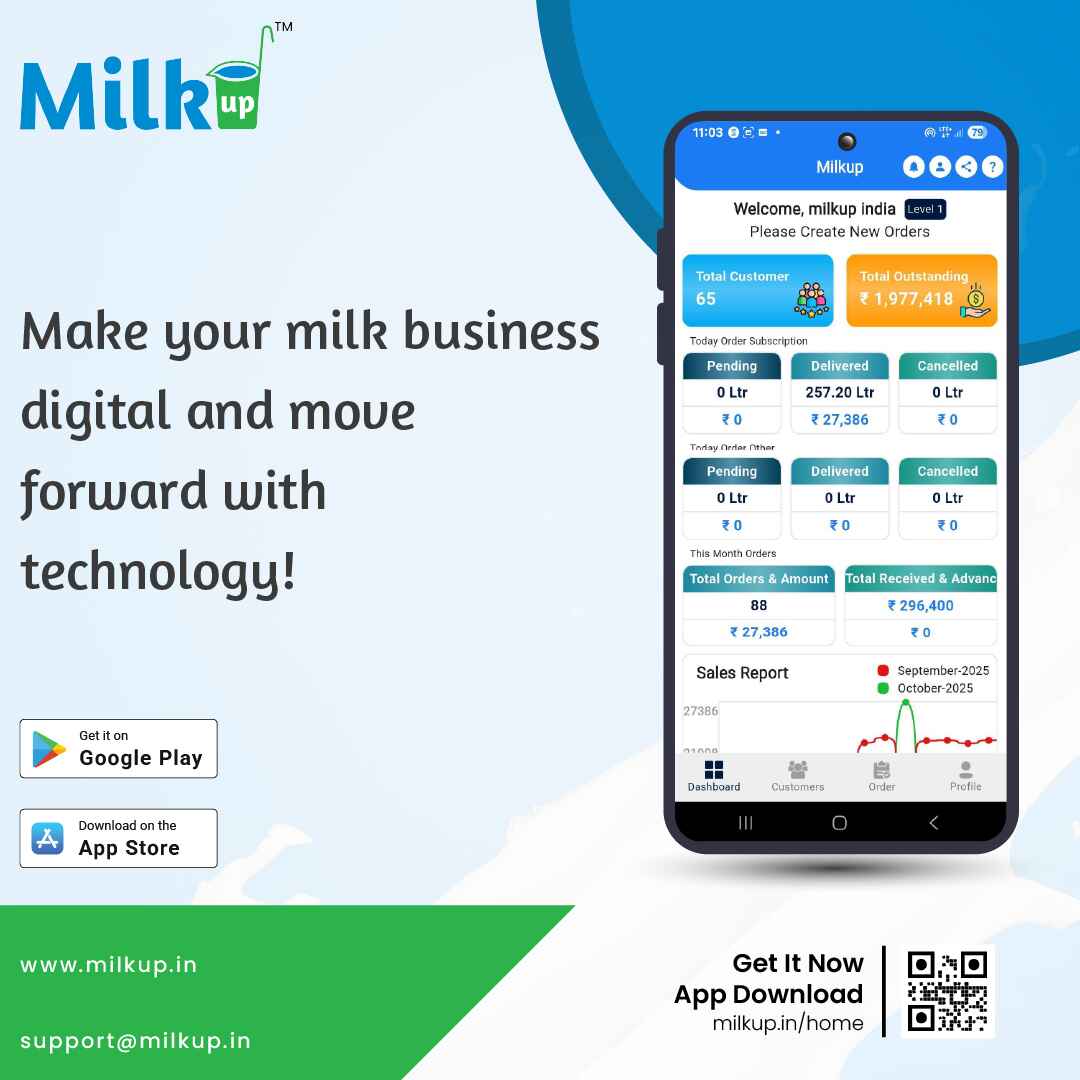 Make your milk business digital and grow with technology!