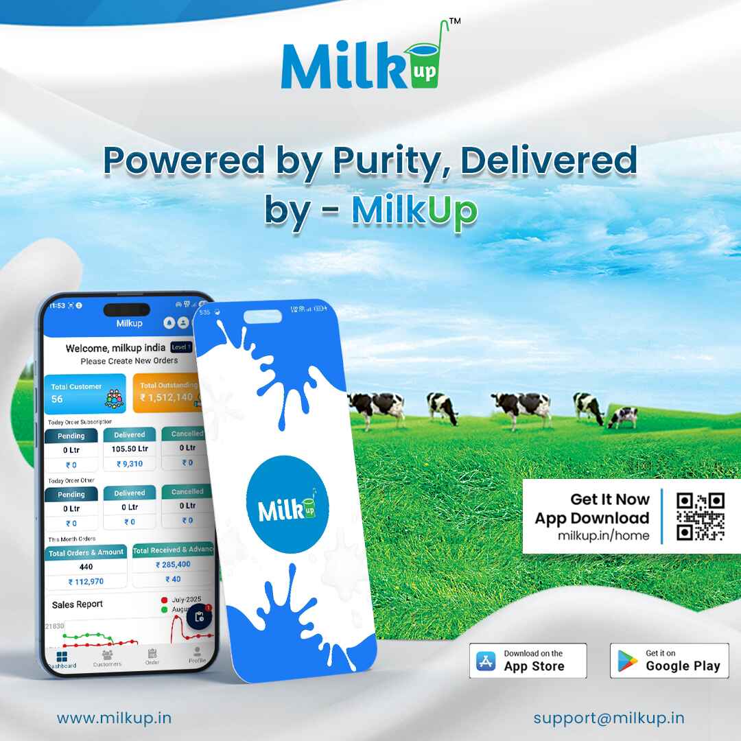 Powered by Purity, Delivered by MilkUp