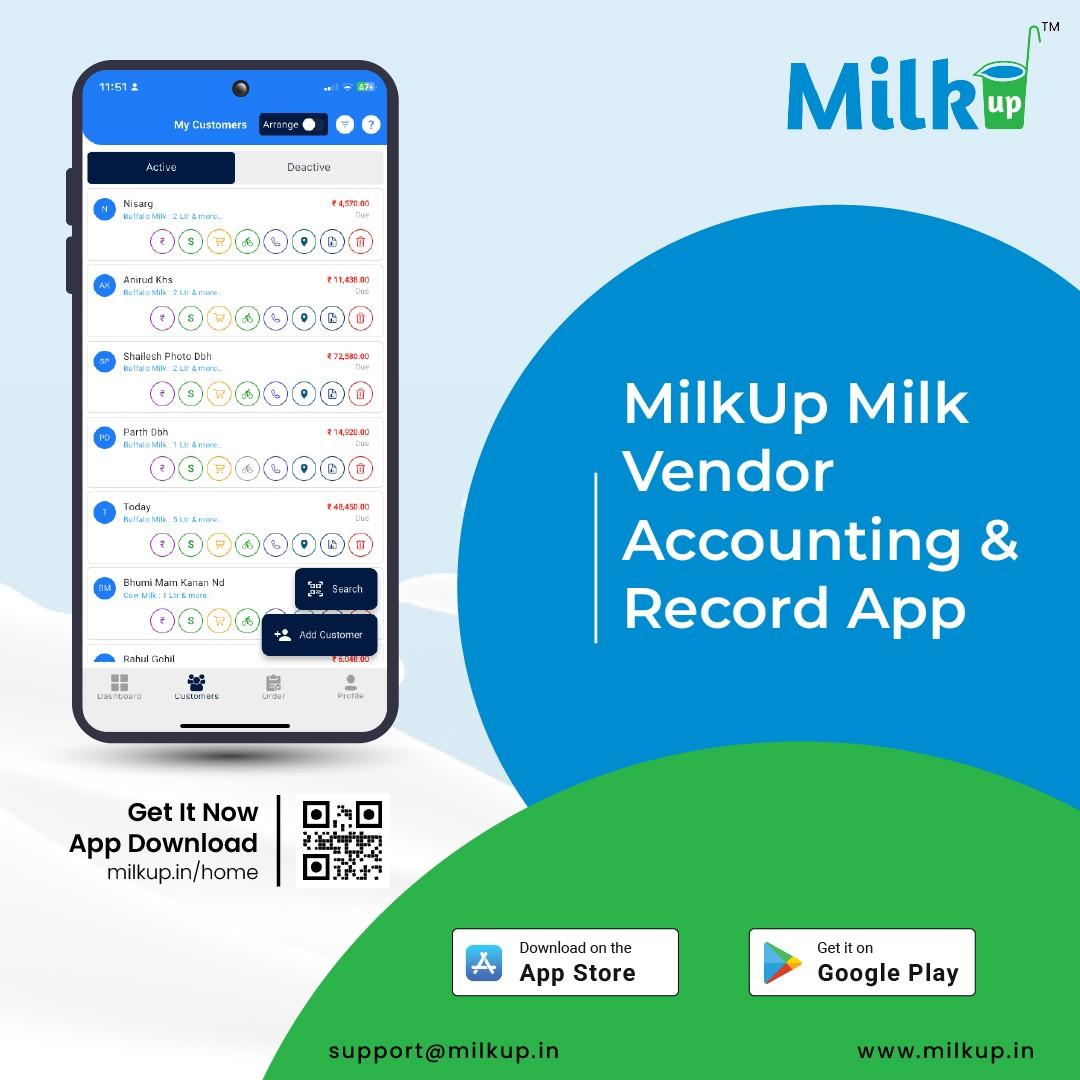 MilkUp – Milk Vendor Accounting & Record App