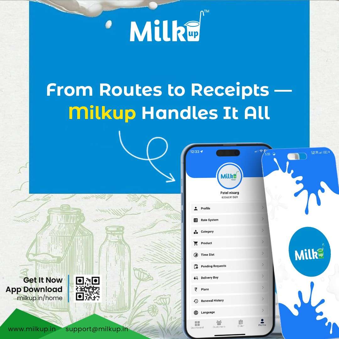 From Routes to Receipts MilkUp Handles It All
