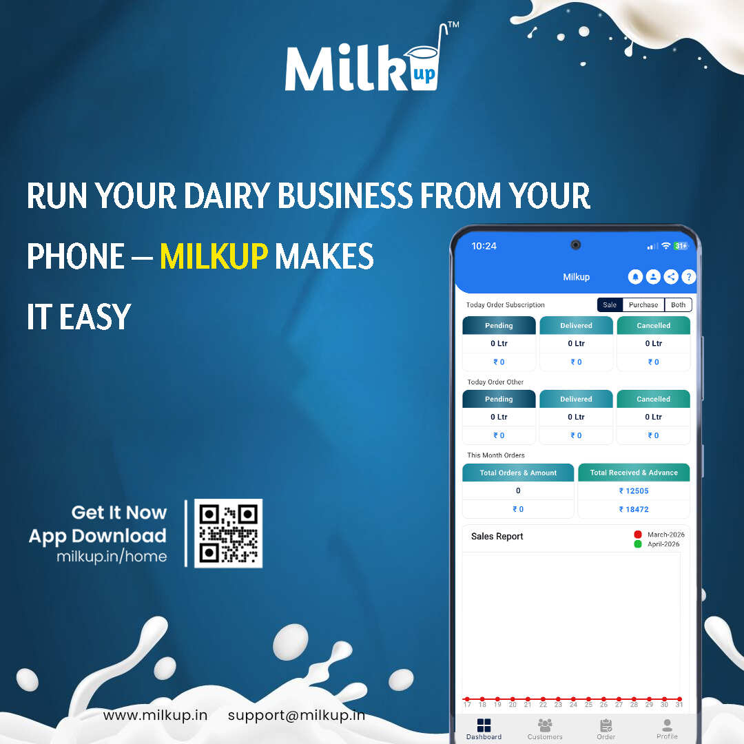 Run Your Dairy Business From Your Phone MilkUp Makes It Easy