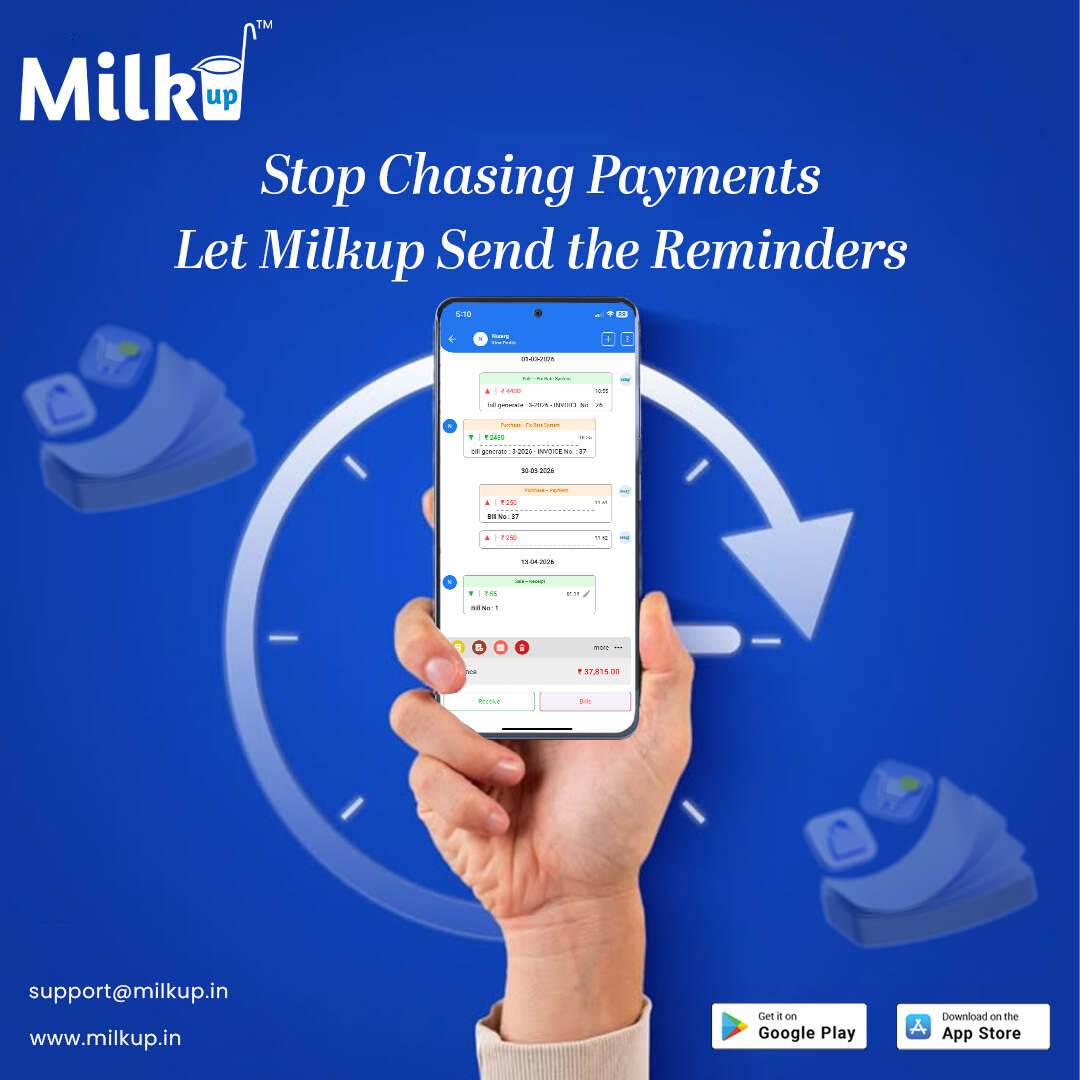 Stop Chasing Payments - Let MilkUp Send the Reminders