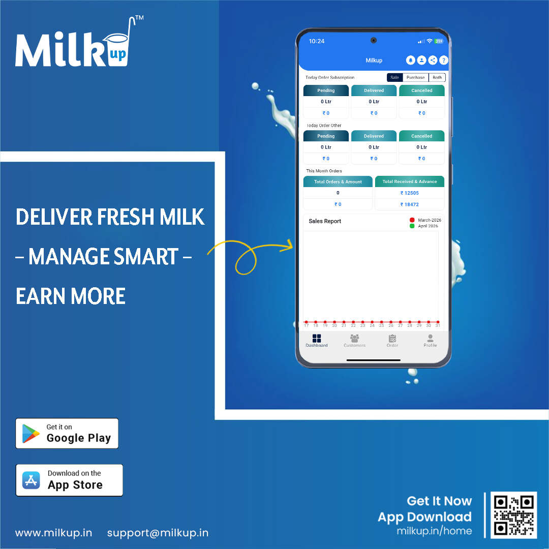 Deliver Fresh milk  Manage Smart Earn More 